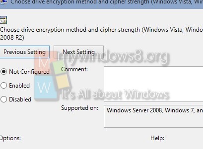 Choose Drive Encryption