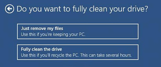 Remove the files