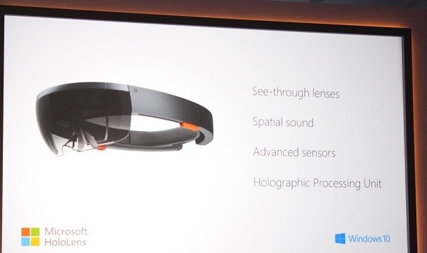 Microsoft unveils Windows Holographic and HoloLens VR headset