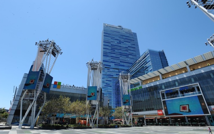 World famous Nokia Theater in Los Angeles is now known as the Microsoft Theater