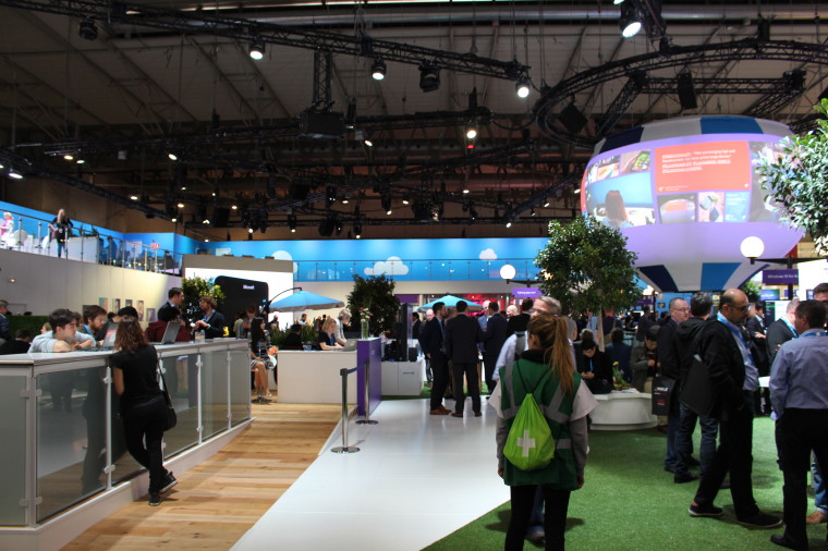Microsoft Stand at MWC in Photos