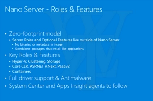 Leaked presentation slides reveal Microsoft  Nano Server