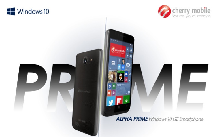Cherry Mobile reveals two Windows 10 Mobile phones Alpha Prime 4 and 5