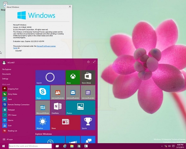 Leaked Screenshots of Windows 10 build 10036 show no Spartan browser