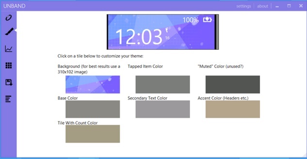 unBand adds customization to Microsoft Band for PC users