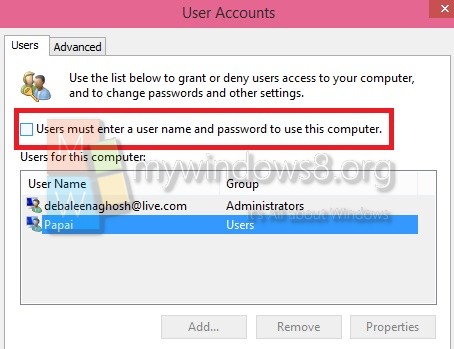 How to disable Login screen in Windows 10