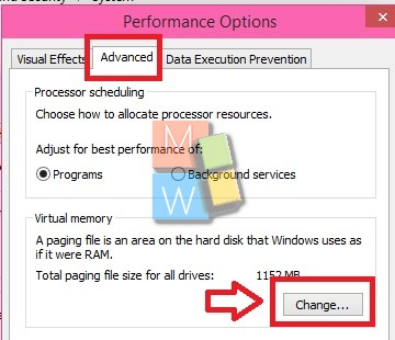 Virtual Memory Settings