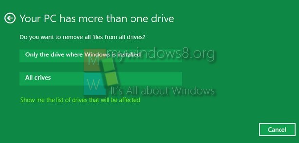 Your PC has more than one Drive